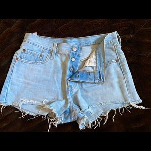 Levi’s 501 high rise short- Luxor Heat